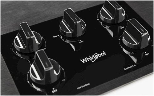 Whirlpool - 36 in. Wide 5 element Electric Cooktop - Black