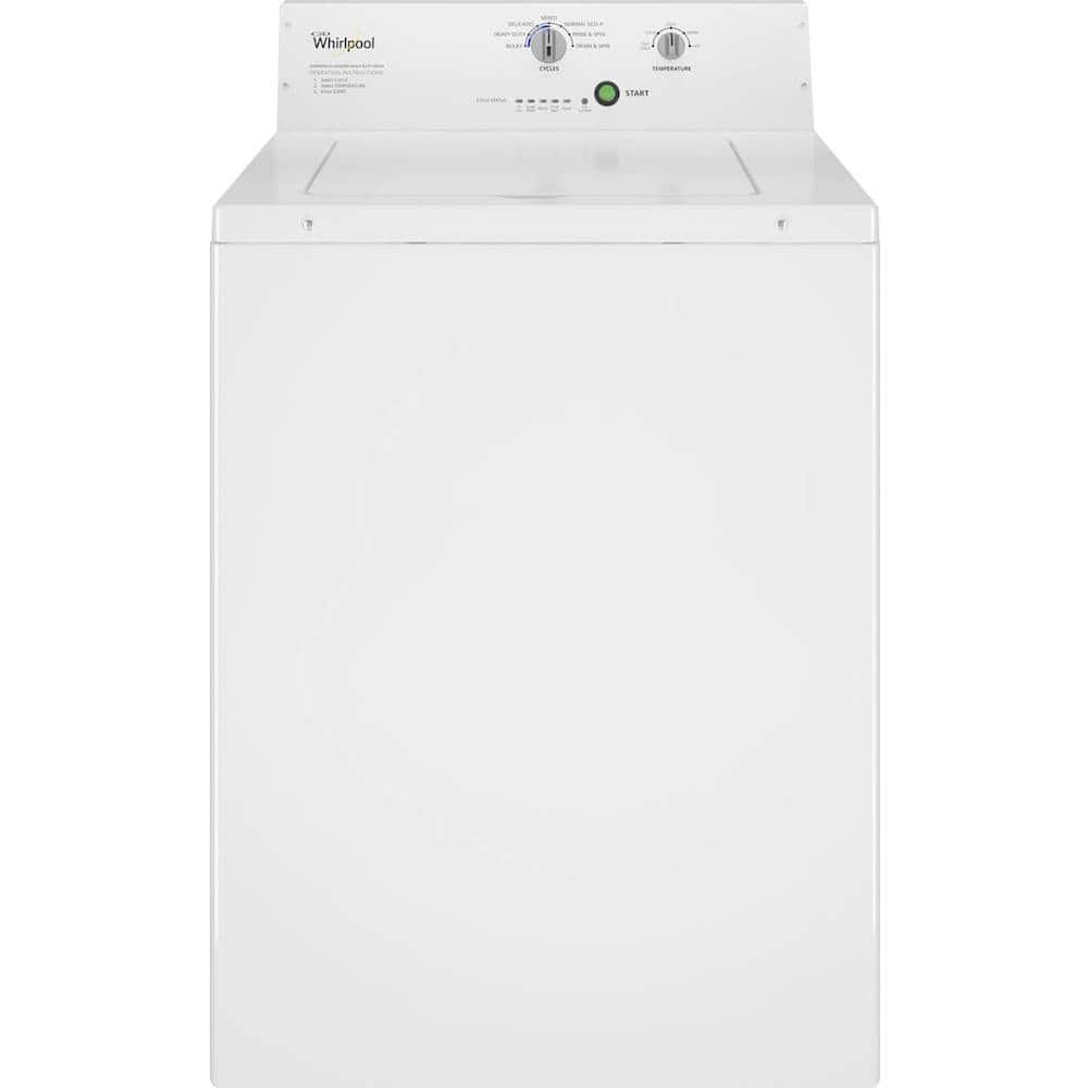 Whirlpool - 3.27 Cu. Ft. High Efficiency Top Load Washer with Deep-Water Wash System - White
