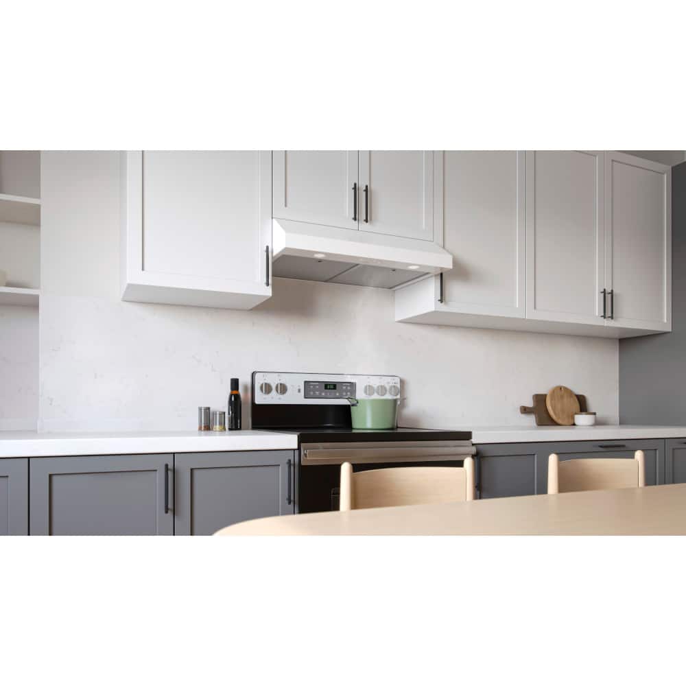 Broan - 36 inches - Convertible - Under cabinet Range Hood - White