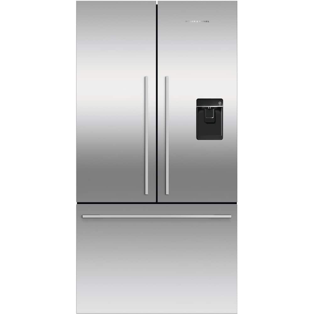 Fisher & Paykel - 36 in. Wide 20.1 Cu. Ft. French Door Refrigerator - Stainless Steel