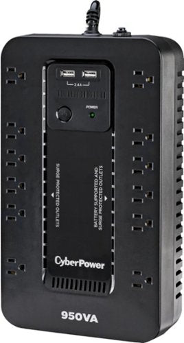CyberPower - 950VA Battery Back-Up System - Black