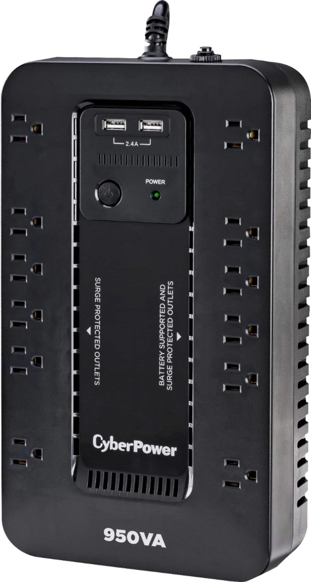 CyberPower - 950VA Battery Back-Up System - Black