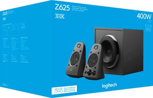 Logitech - Z625 2.1 Speaker System (3-Piece) - Black