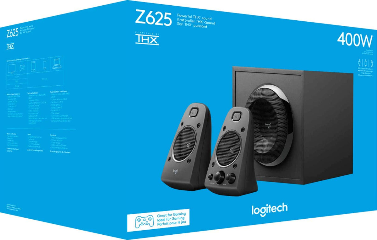 Logitech - Z625 2.1 Speaker System (3-Piece) - Black