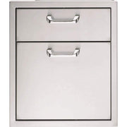 Lynx - 19" Double Drawer - Stainless Steel