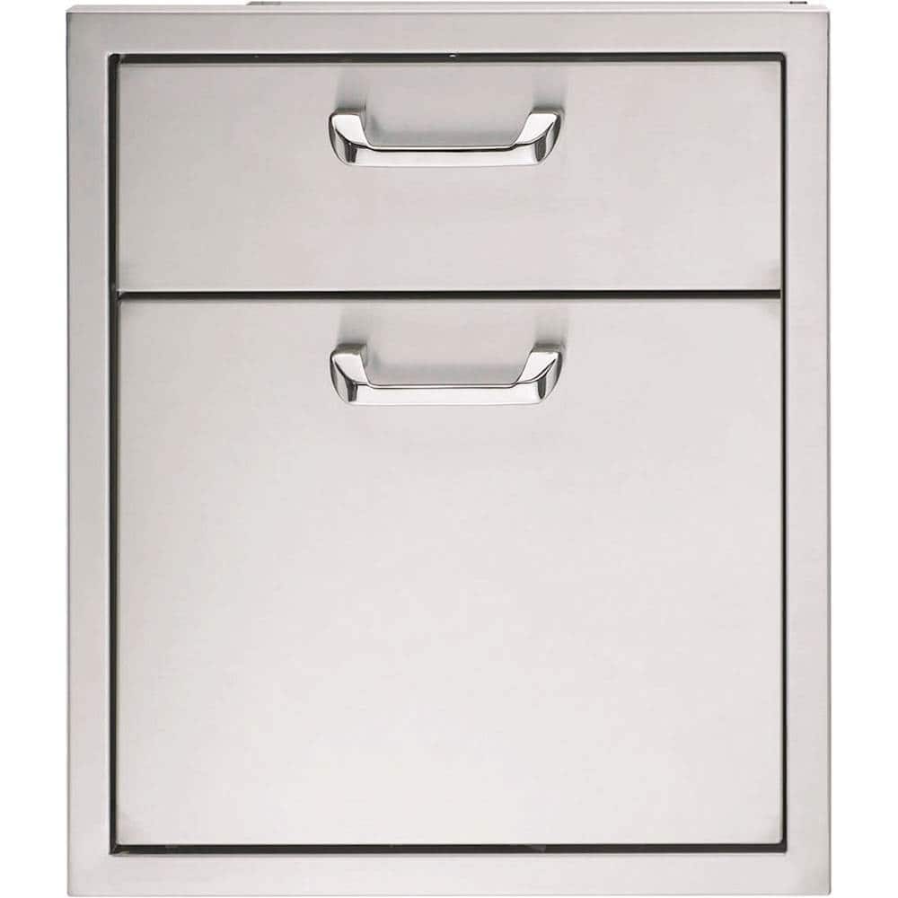 Lynx - 19" Double Drawer - Stainless Steel