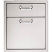 Lynx - 19" Double Drawer - Stainless Steel