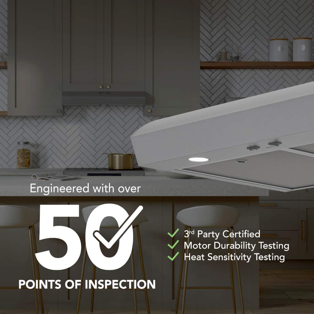 Broan - 36 inches - Convertible - Under cabinet Range Hood - Stainless Steel
