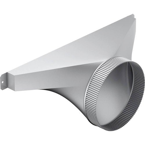 8" Round Side/Rear Transition for Select Thermador Downdrafts - Silver