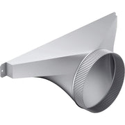 8" Round Side/Rear Transition for Select Thermador Downdrafts - Silver