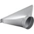 6" Round Side/Rear Transition for Select Thermador Downdrafts - Silver