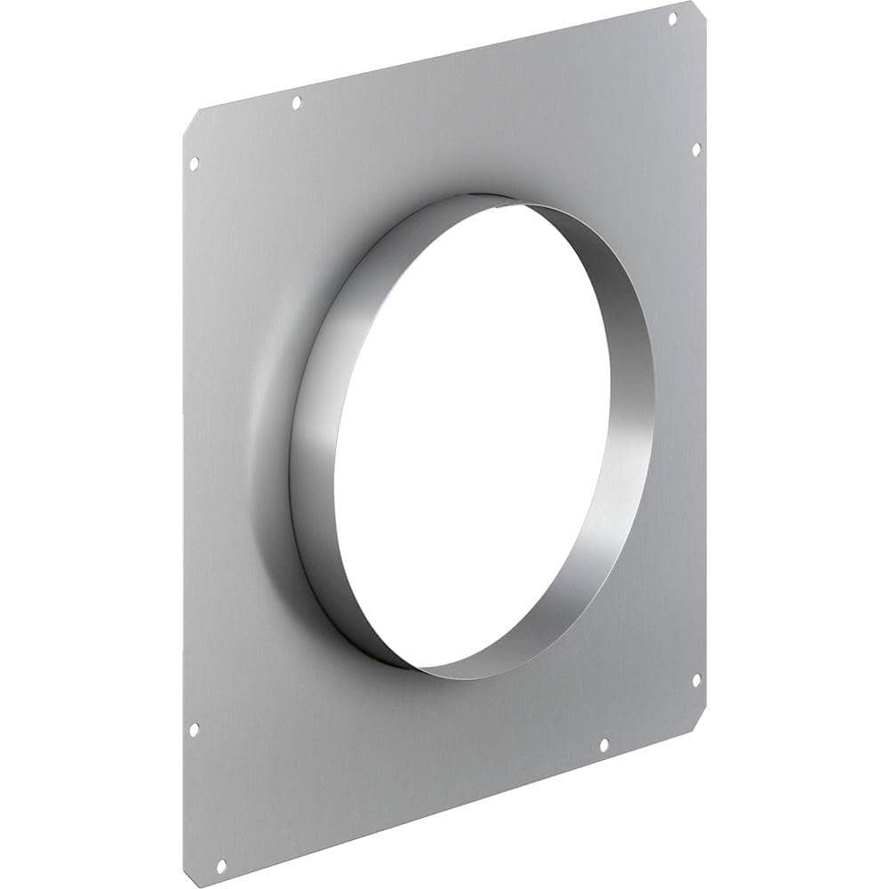 10" Round Front Plate for Select Thermador Downdraft Range Hood - Silver