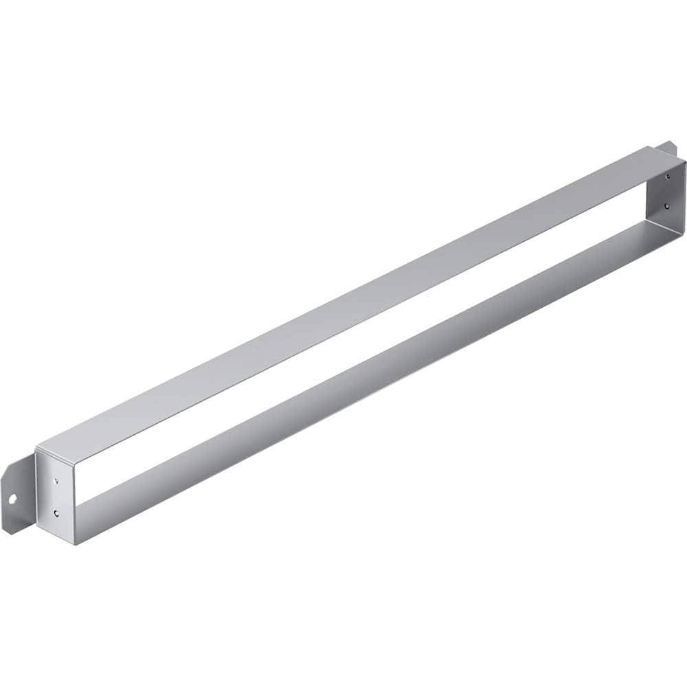 Transition for Rectangular Duct for Select Thermador Downdraft Range Hoods - Silver