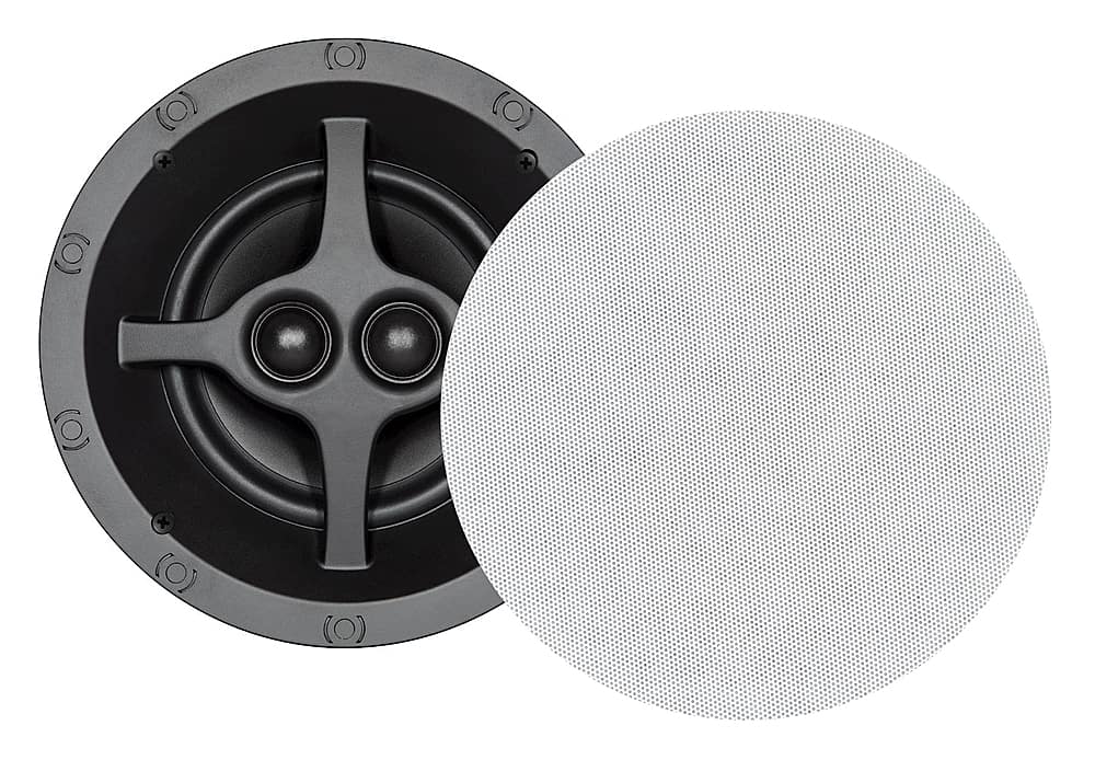 Sonance - C6R SST SINGLE SPEAKER - C Series 6-1/2" Single Stereo 2-Way In Ceiling Speaker (Each) - Paintable White