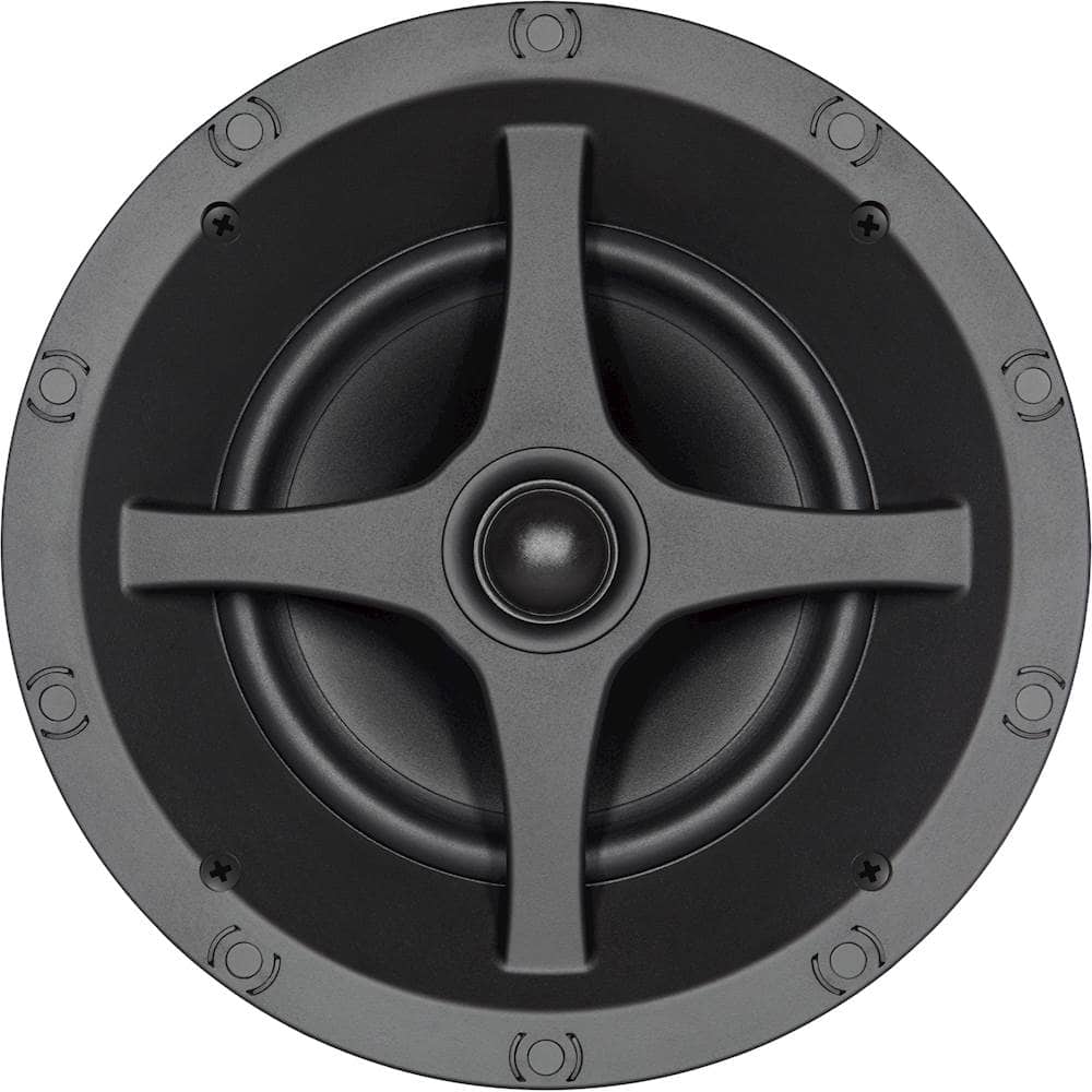 Sonance - C6R - C Series 6-1/2" 2-Way In Ceiling Speakers (Pair) - Paintable White