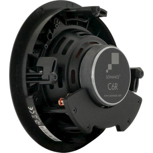 Sonance - C6R - C Series 6-1/2" 2-Way In Ceiling Speakers (Pair) - Paintable White