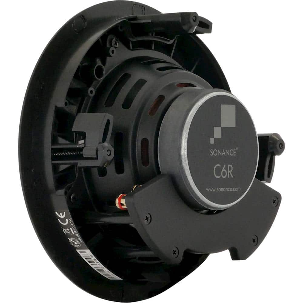 Sonance - C6R - C Series 6-1/2" 2-Way In Ceiling Speakers (Pair) - Paintable White