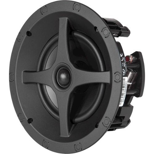 Sonance - C6R - C Series 6-1/2" 2-Way In Ceiling Speakers (Pair) - Paintable White
