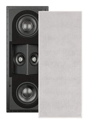 Sonance - R1SUR SINGLE SPEAKER - Reference 5-1/4" 3-Way In Wall Rectangle Speaker (Each) - Paintable White