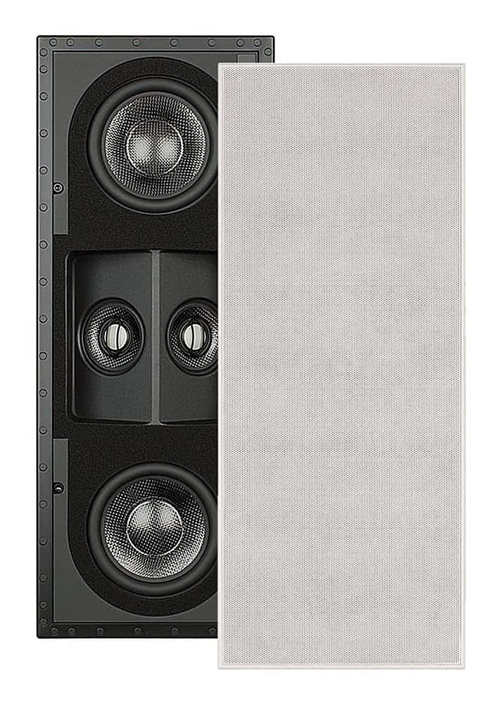 Sonance - R1SUR SINGLE SPEAKER - Reference 5-1/4" 3-Way In Wall Rectangle Speaker (Each) - Paintable White