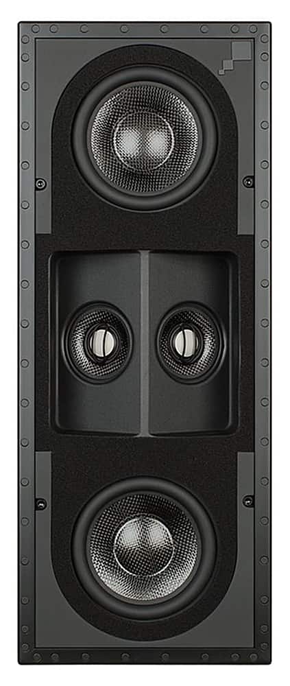 Sonance - R1SUR SINGLE SPEAKER - Reference 5-1/4" 3-Way In Wall Rectangle Speaker (Each) - Paintable White