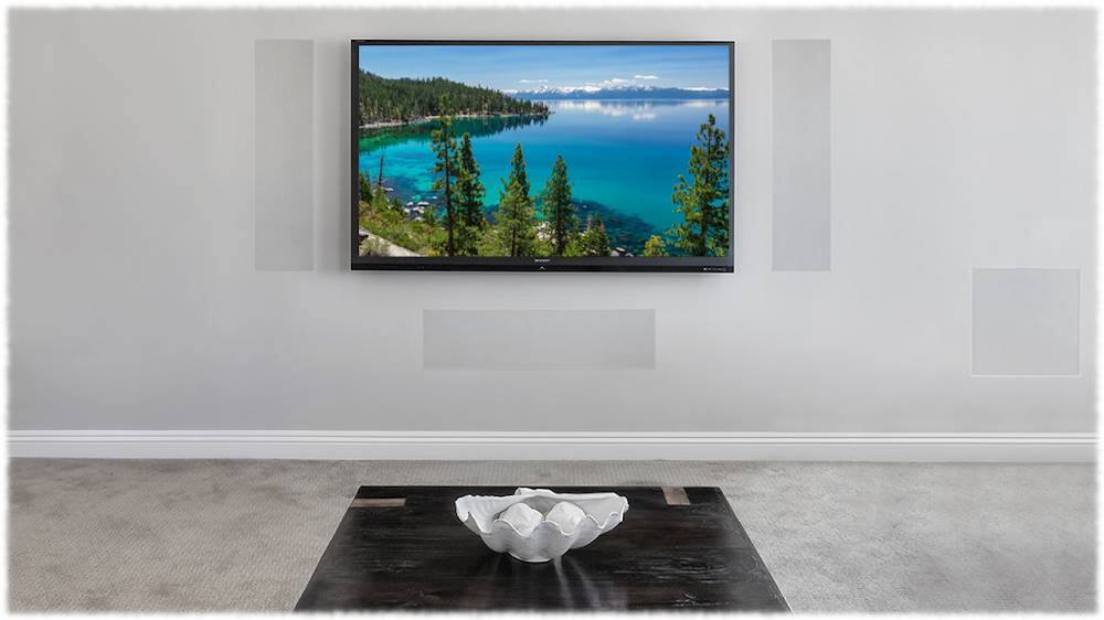 Sonance - R2 SINGLE SPEAKER - Reference 5-1/4" 3-Way In-Wall Rectangle Speaker (Each) - Paintable White