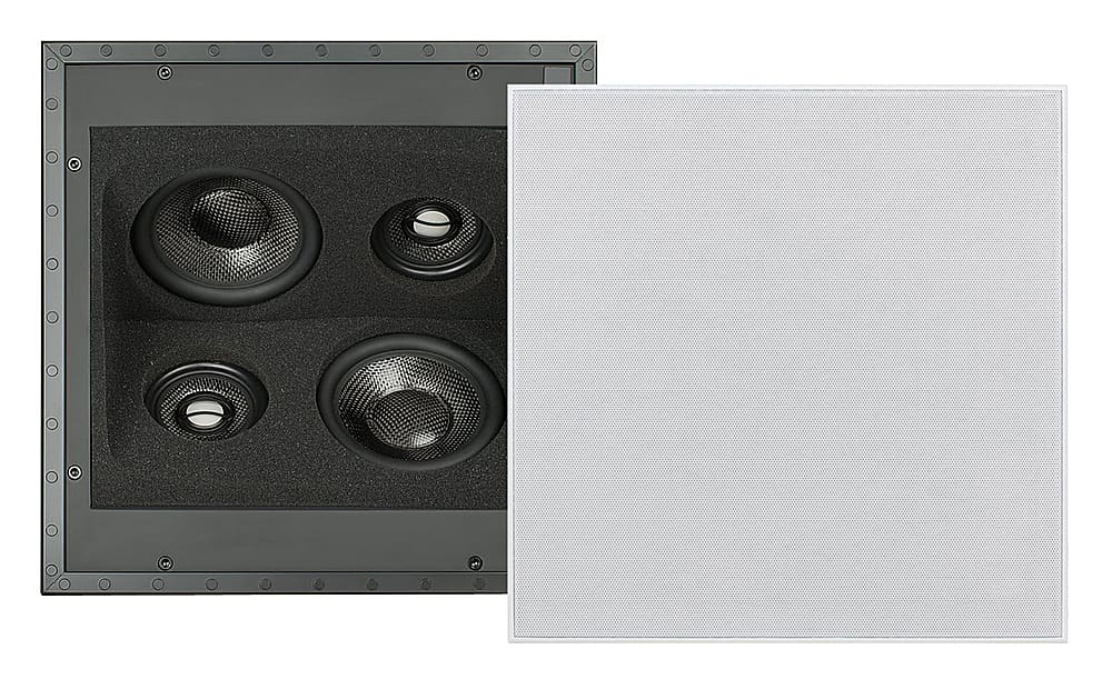 Sonance - R1C SUR SINGLE SPEAKER - Reference 5-1/4" Surround 3-Way In Ceiling Speaker (Each) - Paintable White