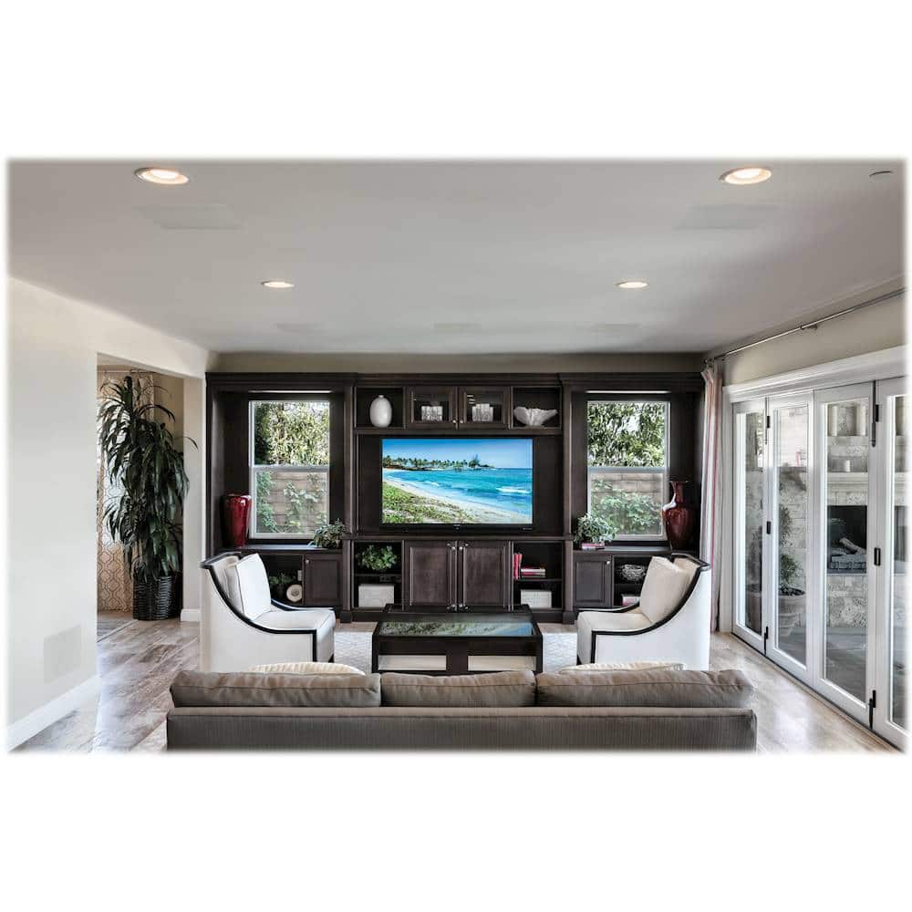 Sonance - R1C SUR SINGLE SPEAKER - Reference 5-1/4" Surround 3-Way In Ceiling Speaker (Each) - Paintable White