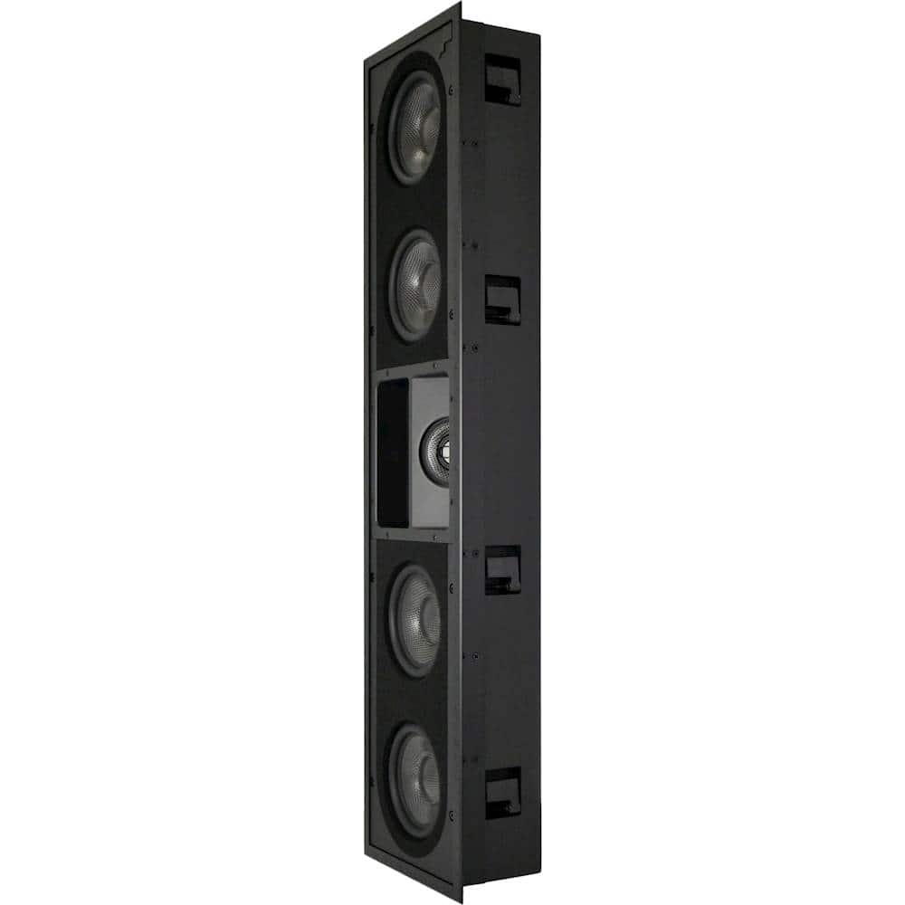 Sonance - R2SUR RECTANGLE SINGLE SPEAKER - Reference 5-1/4" Surround 3-Way In Wall Speaker (Each) - Paintable White