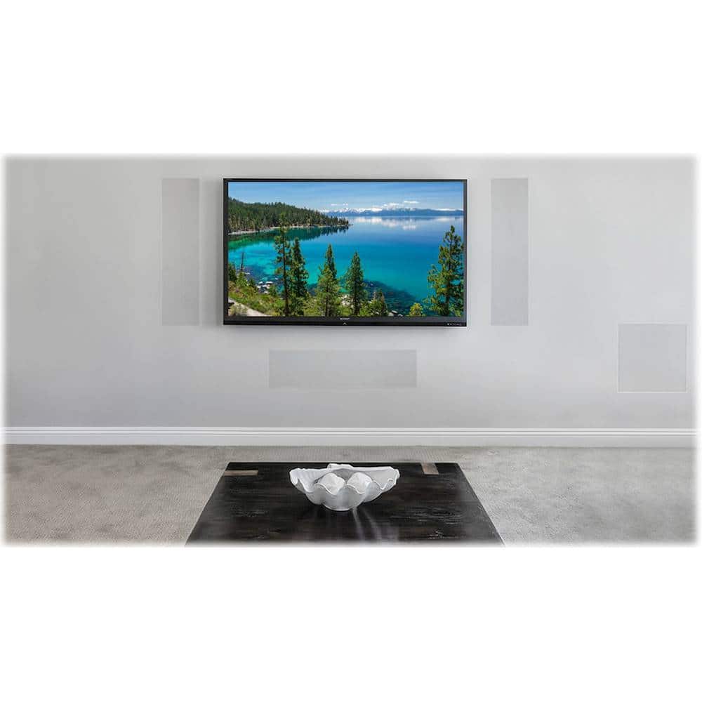 Sonance - R2SUR RECTANGLE SINGLE SPEAKER - Reference 5-1/4" Surround 3-Way In Wall Speaker (Each) - Paintable White