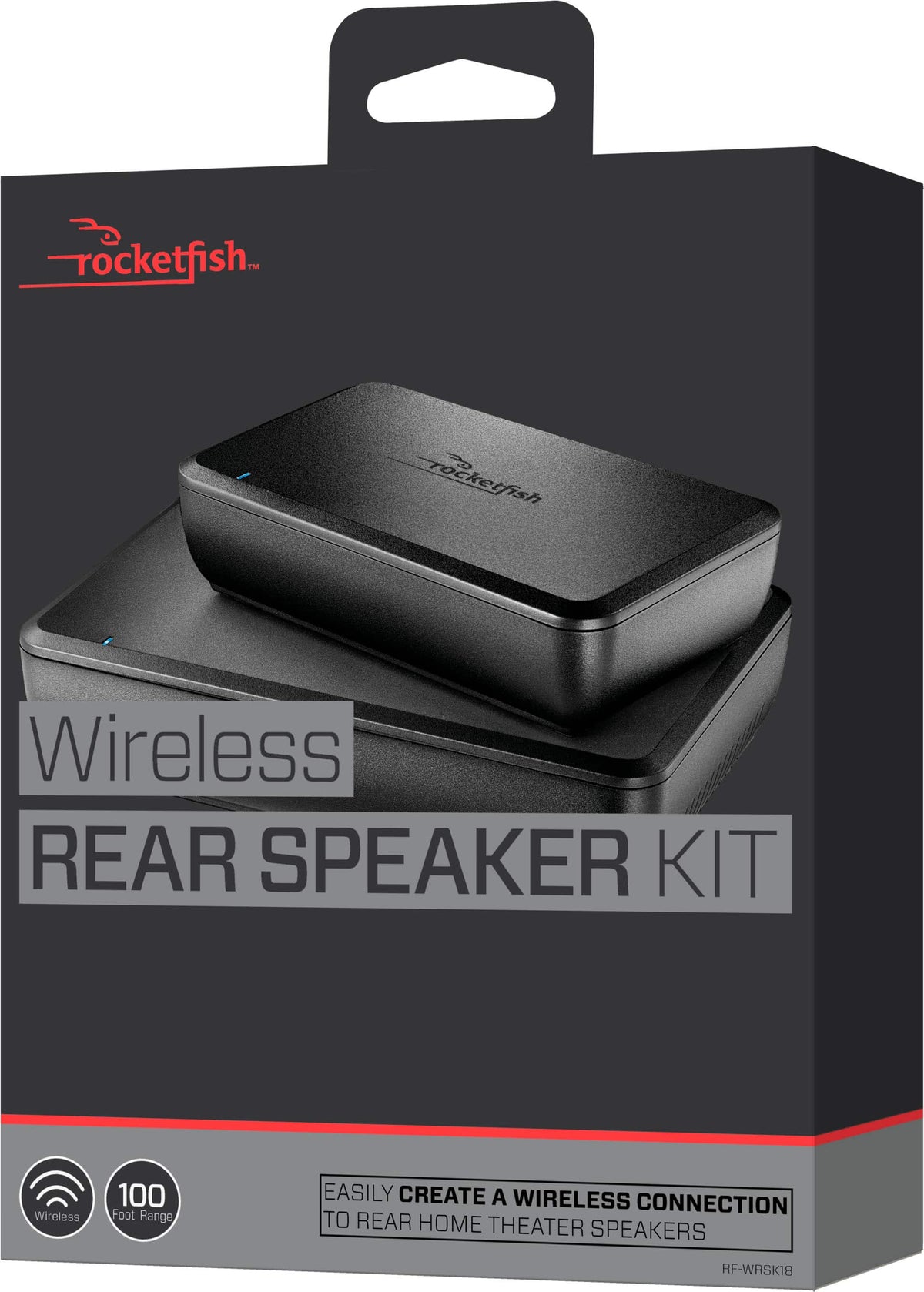 Rocketfish™ - Wireless Rear Speaker Kit - Black