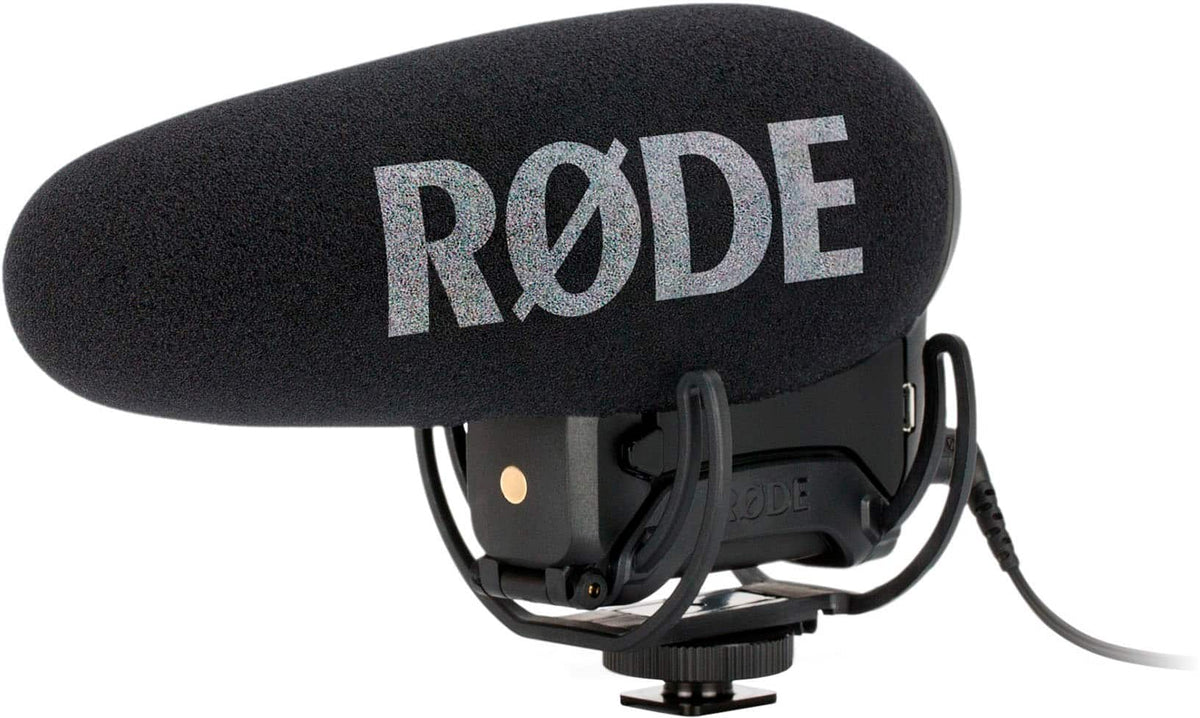 RØDE - VIDEOMIC PRO+ Premium On-Camera Microphone - Black