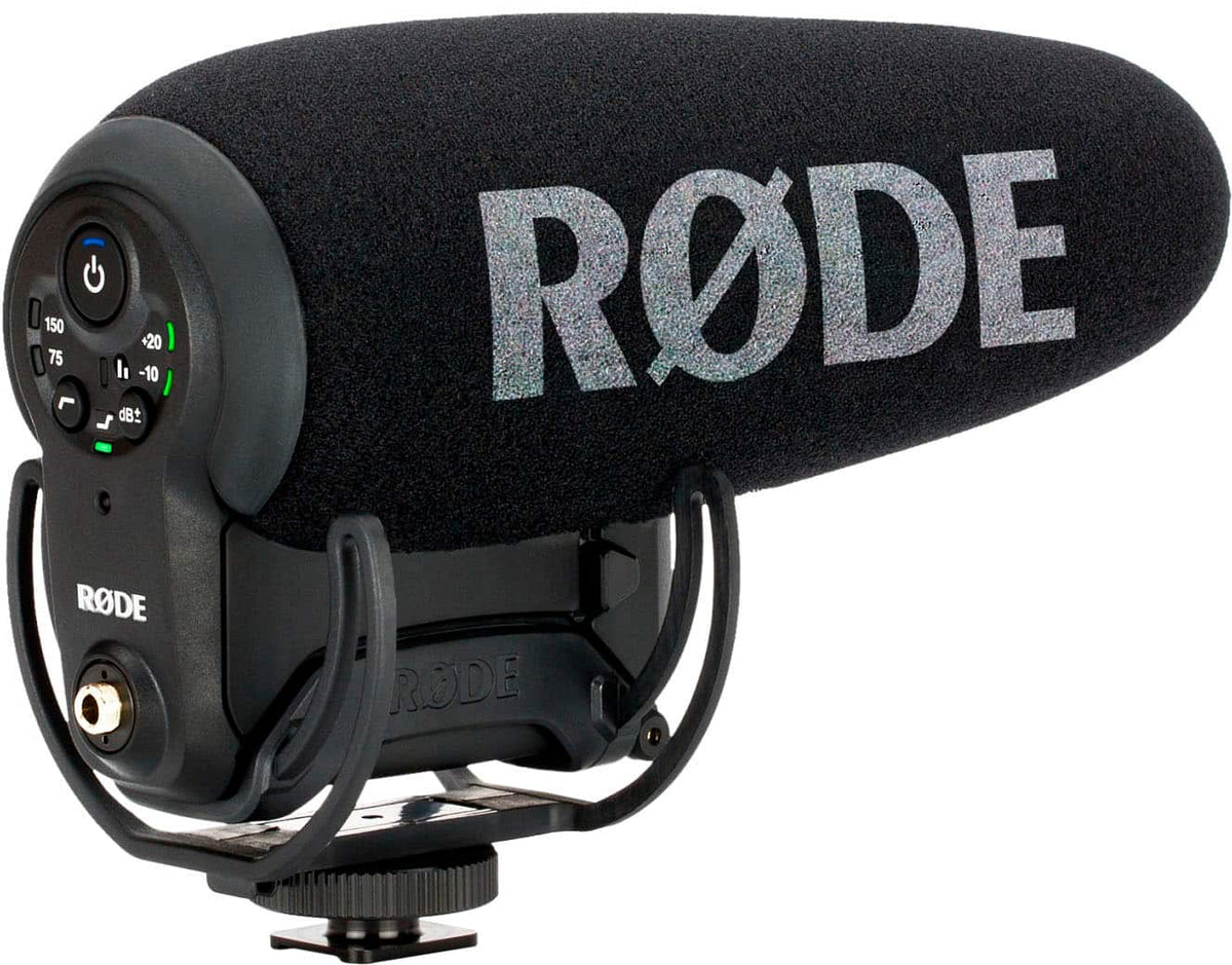 RØDE - VIDEOMIC PRO+ Premium On-Camera Microphone - Black