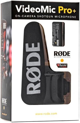RØDE - VIDEOMIC PRO+ Premium On-Camera Microphone - Black