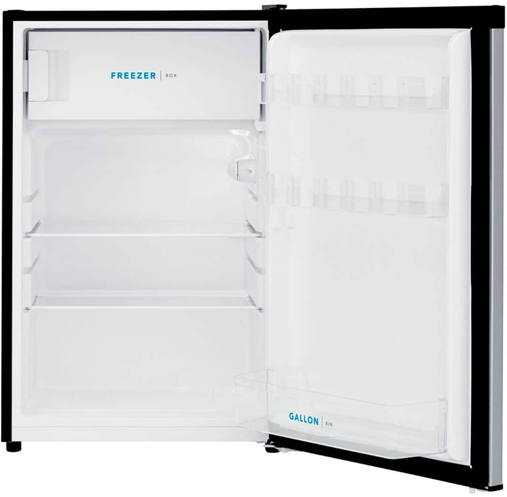 Frigidaire - 4.5 Cu. Ft. Mini Fridge with Top Freezer - Silver