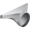 8" Round Side/Rear Transition for Bosch DHG602DUC Blower - Stainless Steel