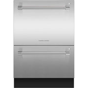 Fisher & Paykel - 24" Front Control Built-In Dishwasher - Stainless Steel