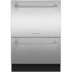 Fisher & Paykel - 24" Front Control Built-In Dishwasher - Stainless Steel