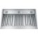 GE - 36 inches - Externally Vented & Recirculating - Range Hood Insert - Stainless Steel