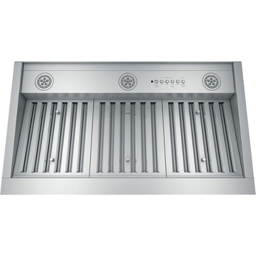 GE - 36 inches - Externally Vented & Recirculating - Range Hood Insert - Stainless Steel