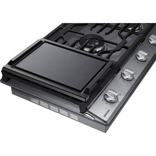 Samsung - 30" Built-In Gas Cooktop with WiFi - Stainless Steel
