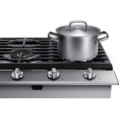 Samsung - 30" Built-In Gas Cooktop with WiFi - Stainless Steel