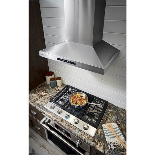 Samsung - 30" Built-In Gas Cooktop with WiFi - Stainless Steel