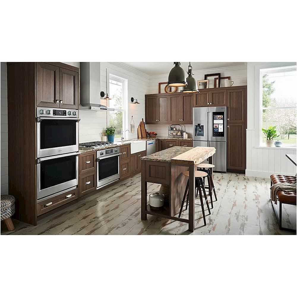 Samsung - 30" Built-In Gas Cooktop with WiFi - Stainless Steel