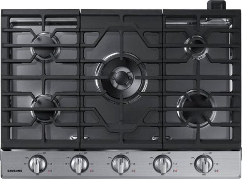Samsung - 30" Built-In Gas Cooktop with WiFi - Stainless Steel