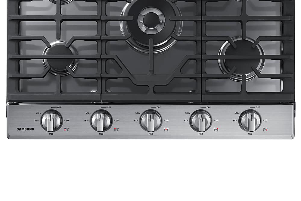 Samsung - 30" Built-In Gas Cooktop with WiFi - Stainless Steel