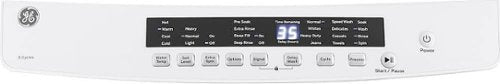 GE - 2.8 Cu. Ft. High-Efficiency Top Load Portable Washer with Stainless Steel Basket and 8 Wash Cycles - White/Black