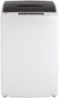 GE - 2.8 Cu. Ft. High-Efficiency Top Load Washer with Electronic LED One Touch Controls - White/Black