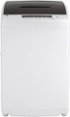 GE - 2.8 Cu. Ft. High-Efficiency Top Load Washer with Electronic LED One Touch Controls - White/Black