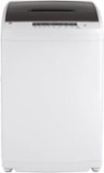 GE - 2.8 Cu. Ft. High-Efficiency Top Load Washer with Electronic LED One Touch Controls - White/Black
